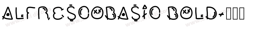 AlFrescoBasic Bold字体转换